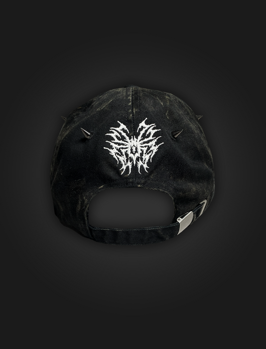 Distressed Studded Cap