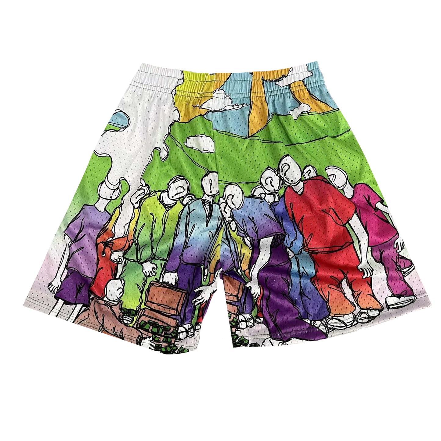 Spider Mesh Shorts