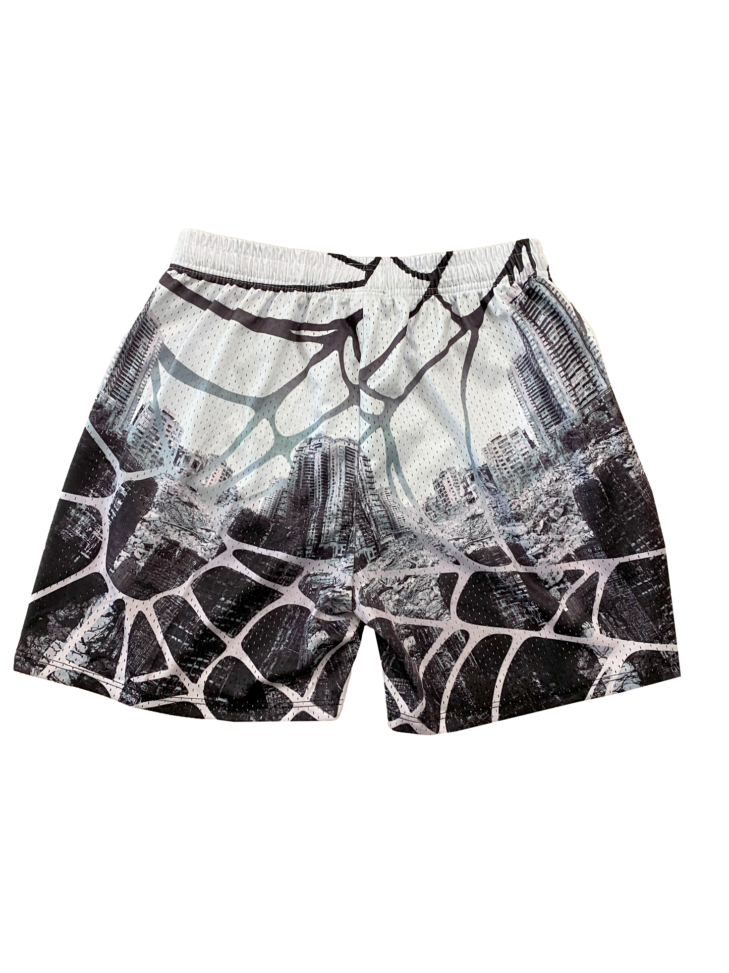 Spider Web Mesh Shorts