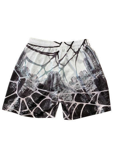 Spider Web Mesh Shorts
