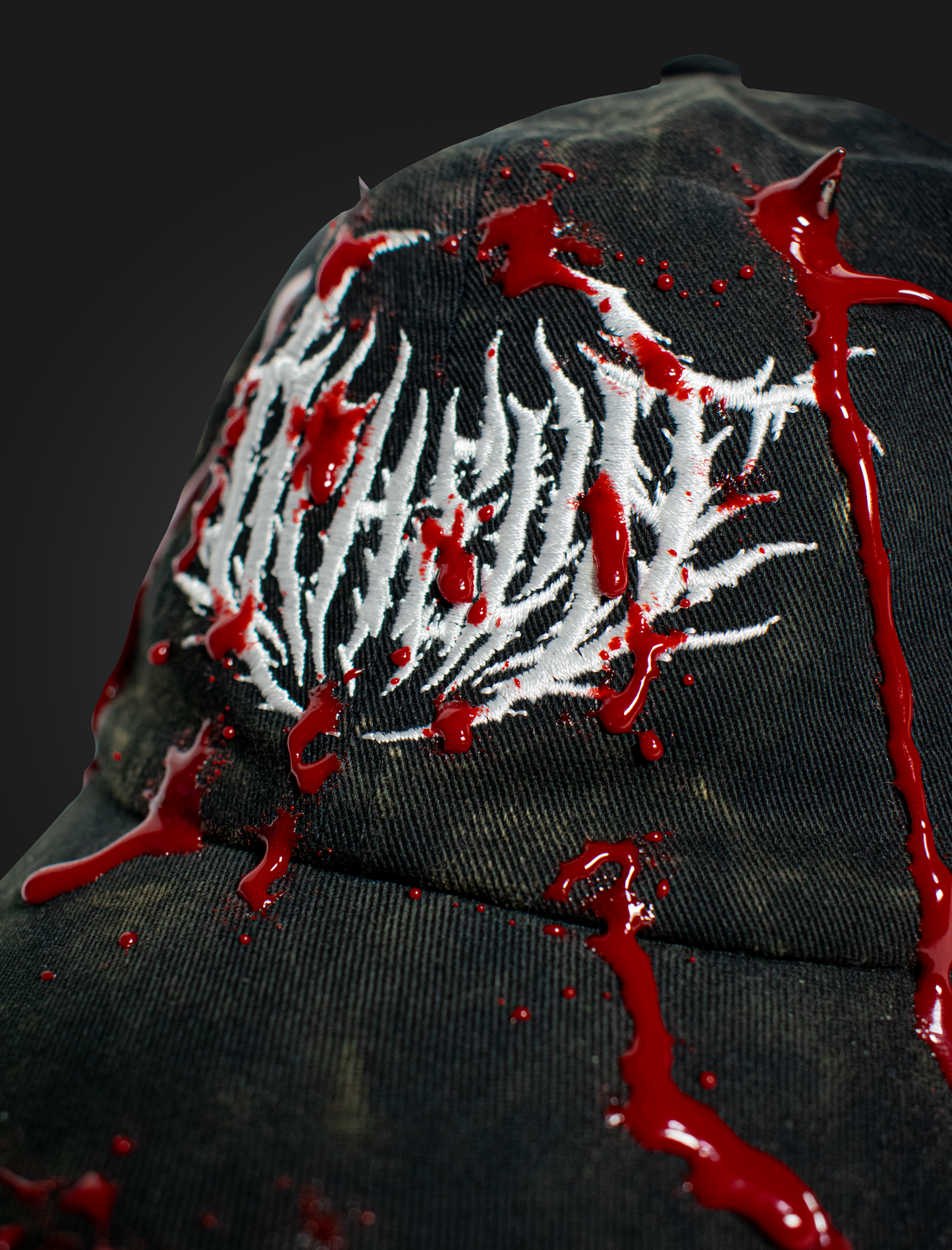 BLOOD STUDDED CAP