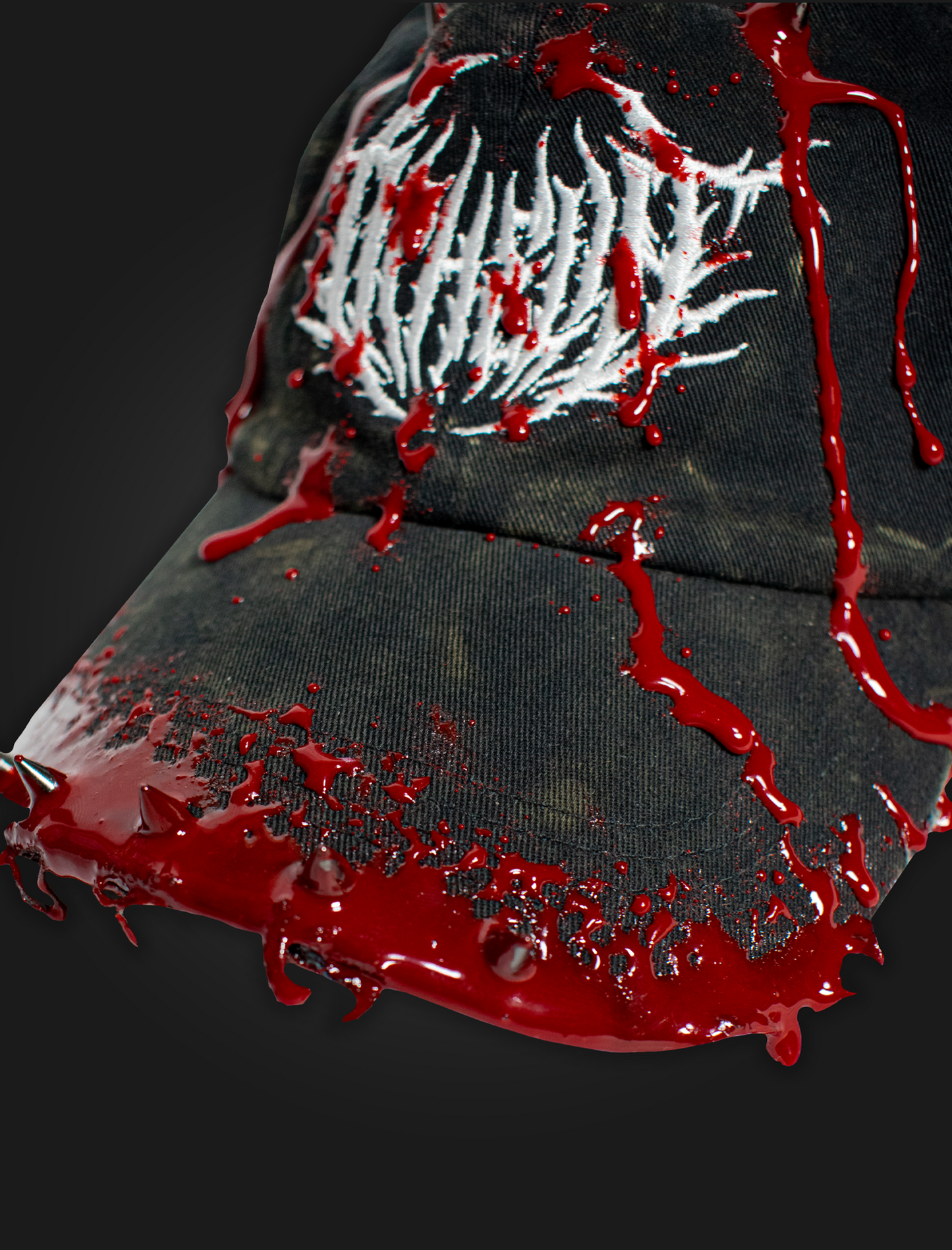 BLOOD STUDDED CAP