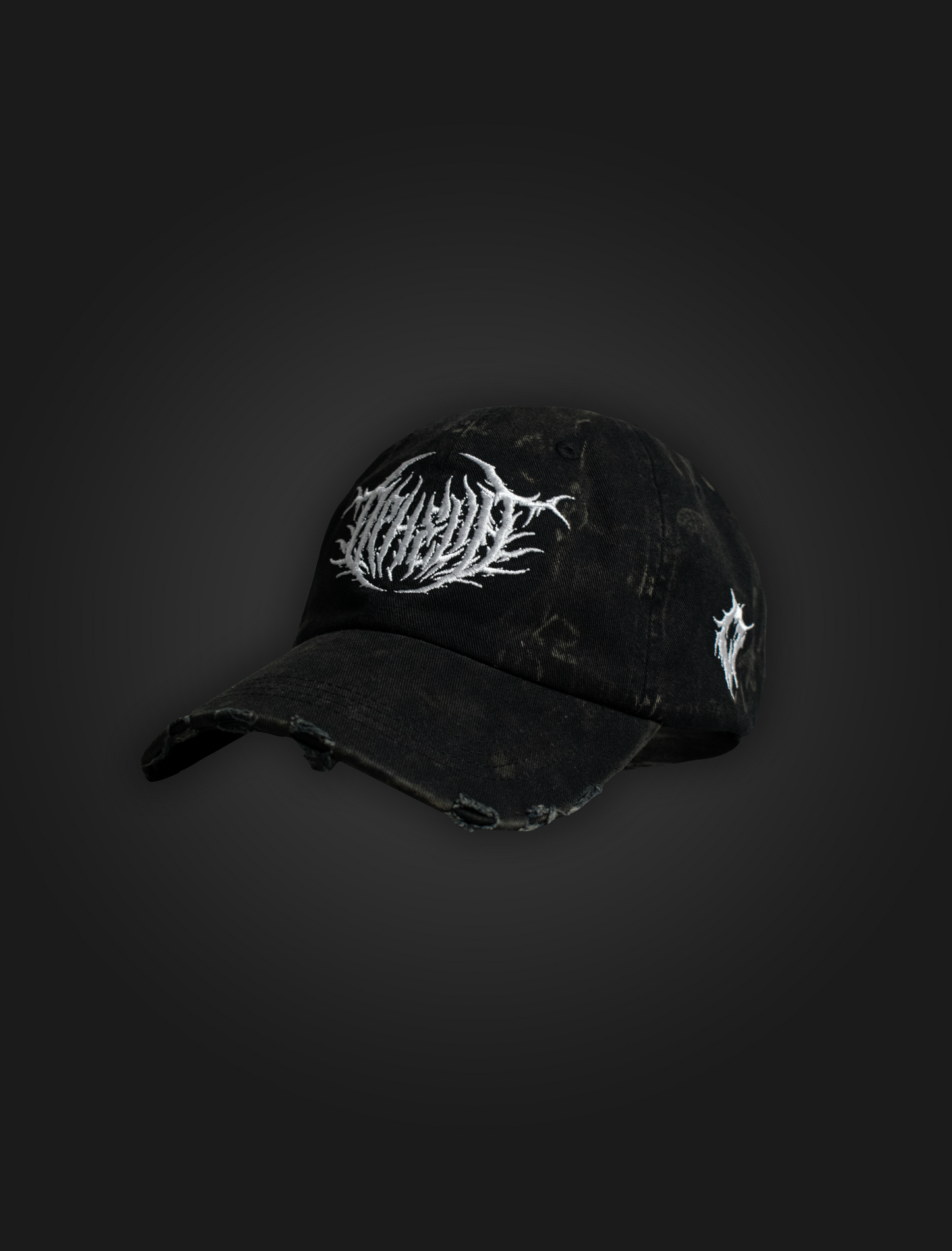 Distressed Embroidery Cap