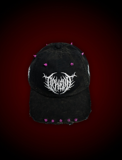 Ophelia Studded Distressed Cap (Multiple Colors)