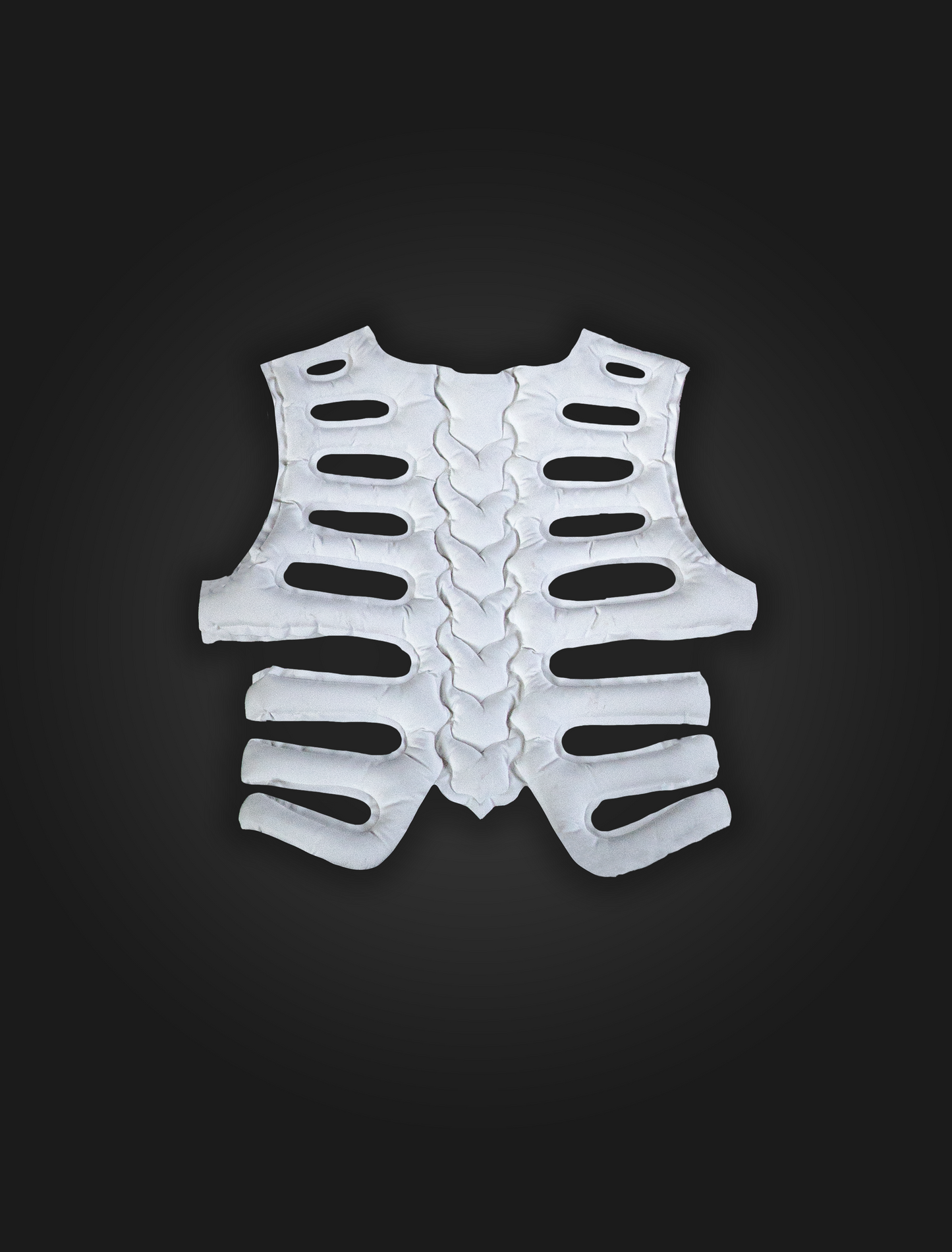 White Rib Cage Puffer