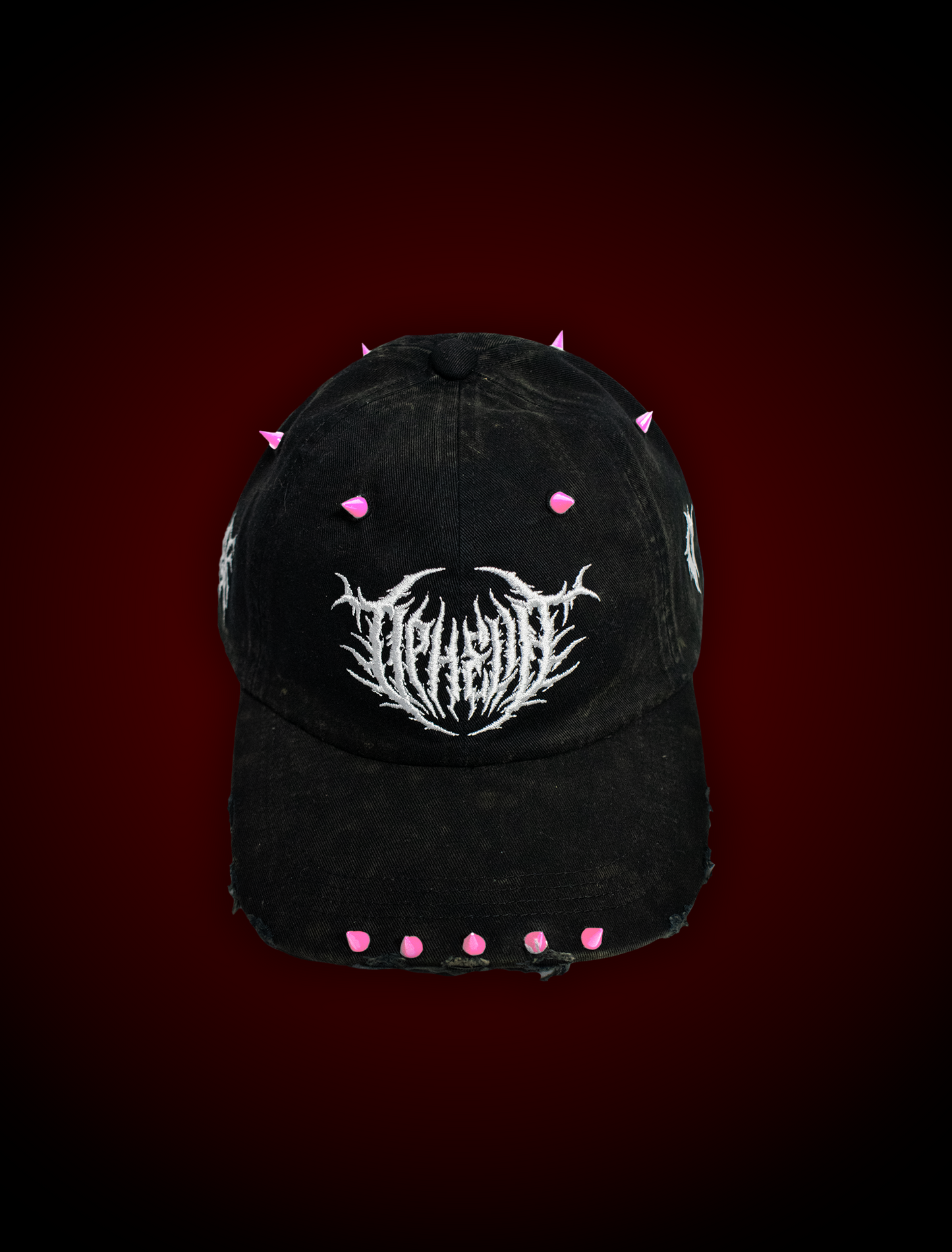 Ophelia Studded Distressed Cap (Multiple Colors)