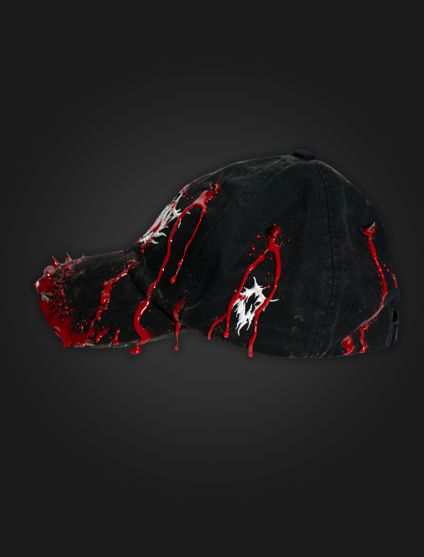 BLOOD STUDDED CAP