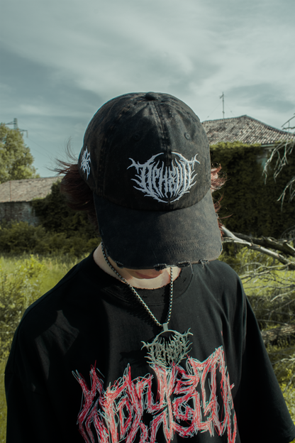 Distressed Embroidery Cap