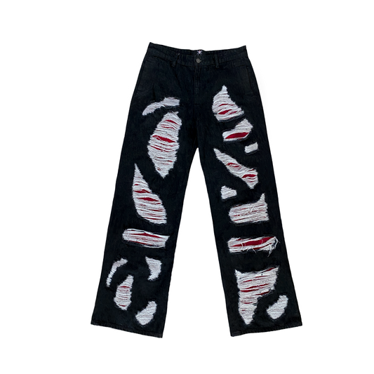 Spider Distressed Jeans