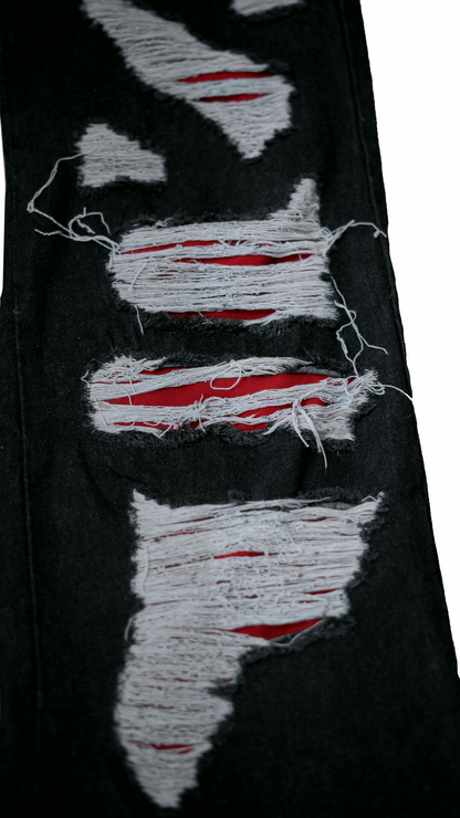Spider Distressed Jeans