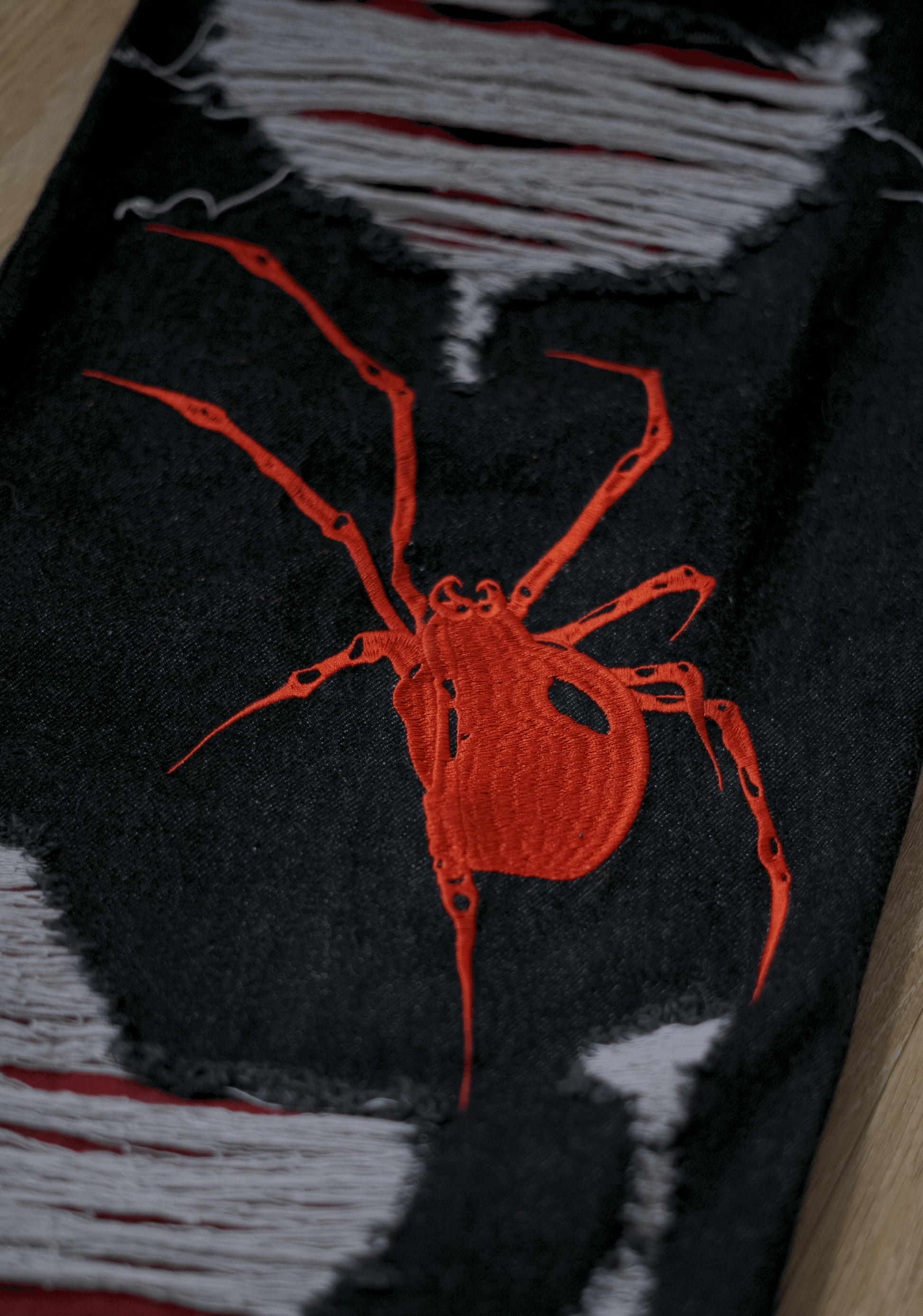 Spider Distressed Jeans