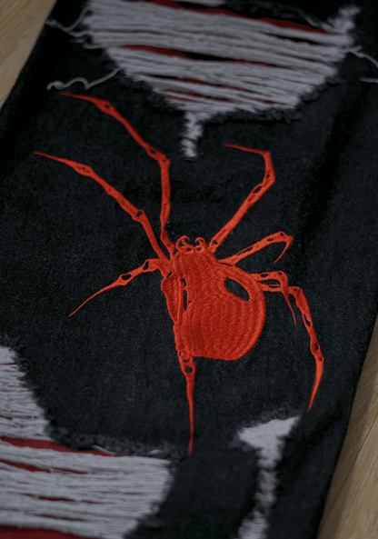 Spider Distressed Jeans